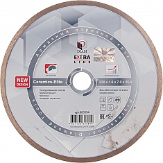 Алмазный отрезной круг Diam Extra Line 1A1R Корона Ceramics-Elite 230 мм