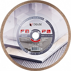Алмазный отрезной круг Diam Extra Line 1A1R Корона Керамогранит-ST Graphite 250 мм