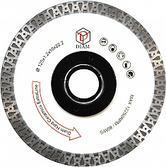 Алмазный отрезной круг Diam Extra Line Turbo Hard Ceramics 125 мм