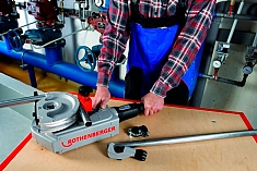 Использование электрического трубогиба Rothenberger Robend 3000 Set 12-15-18-22-28 мм