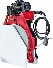 Нагреватель и торцеватель в боксе гидравлического стыкового сварочного аппарата для пнд труб Hamlem AL1200