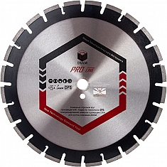 Сегментный алмазный круг Diam Pro Line 1A1RSS Асфальт 400 мм