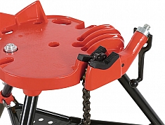 Тиски универсального складного трубного верстака-треноги с цепными тисками Remmers Tristand 1/8-6 Тиски универсального складного трубного верстака-треноги с цепными тисками Remmers Tristand 1/8-6